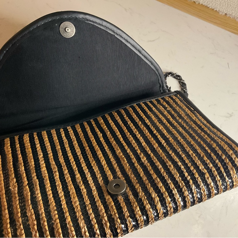 Chico's Black and Tan Beaded Clutch - Picture 3 of 8
